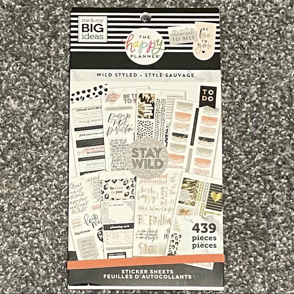 The Happy Planner Wild Styled Value Pack Stickers